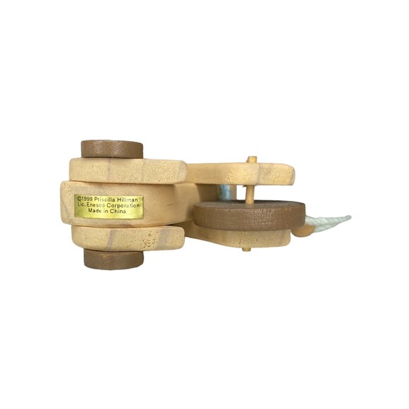 1999 Cherished Teddies Antique Toy Bunny w/Bear Removable Figurine New #537187 - Picture 9 of 11